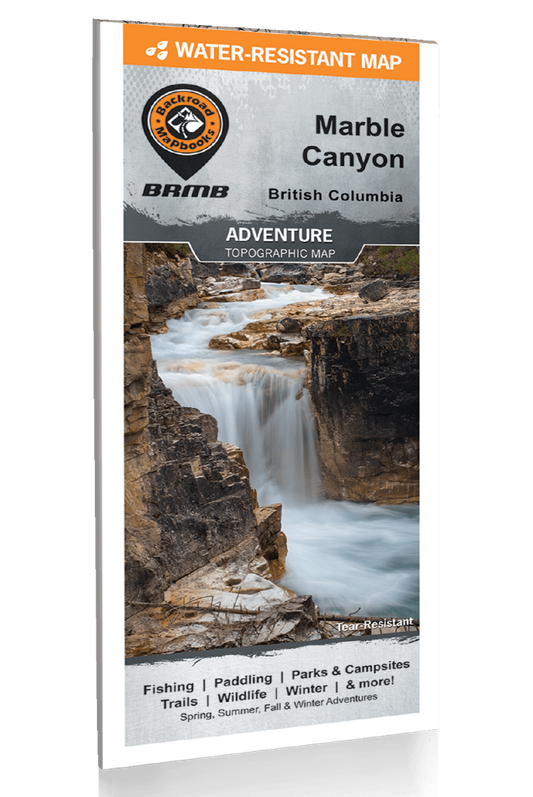 Marble Canyon (Kootenay National Park, BC) - Destination Map