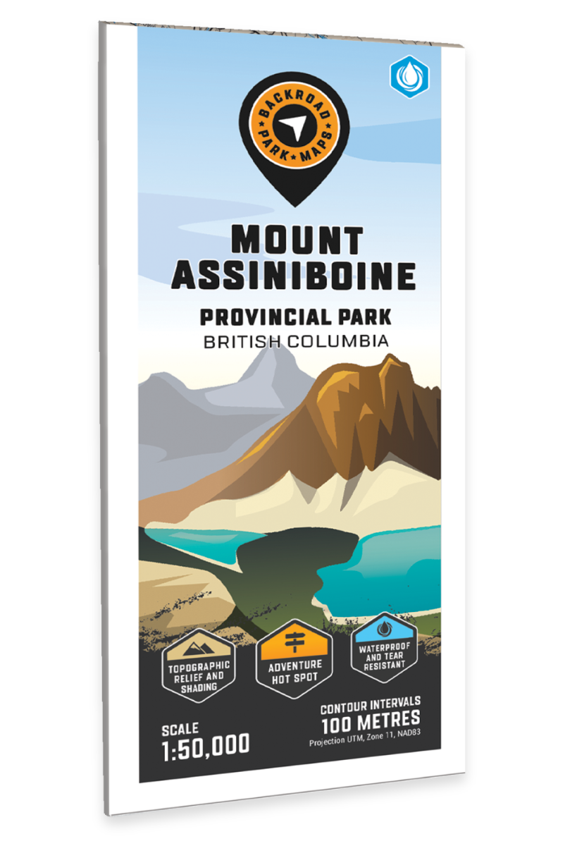 Mount Assiniboine Provincial Park BC - Park Map