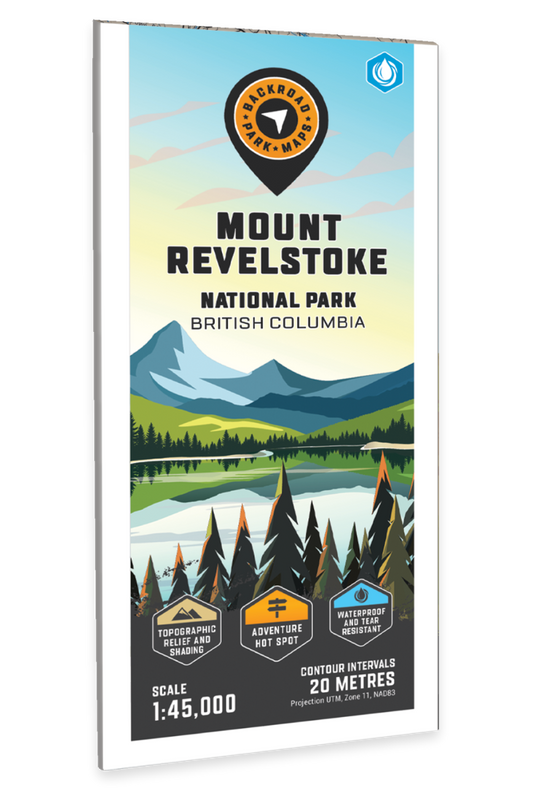 Mount Revelstoke National Park BC - Park Map