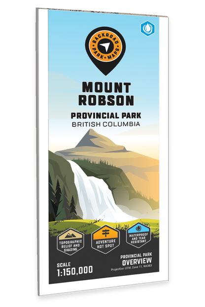 Mount Robson Provincial Map BC - Park Map