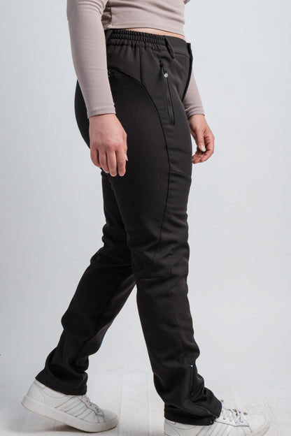 Women's Black High Waist V2 Adventure Water Resistant Pants