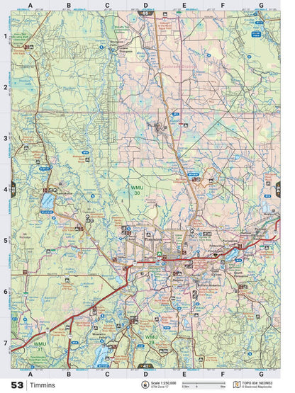 Northeastern Ontario Backroad Mapbook