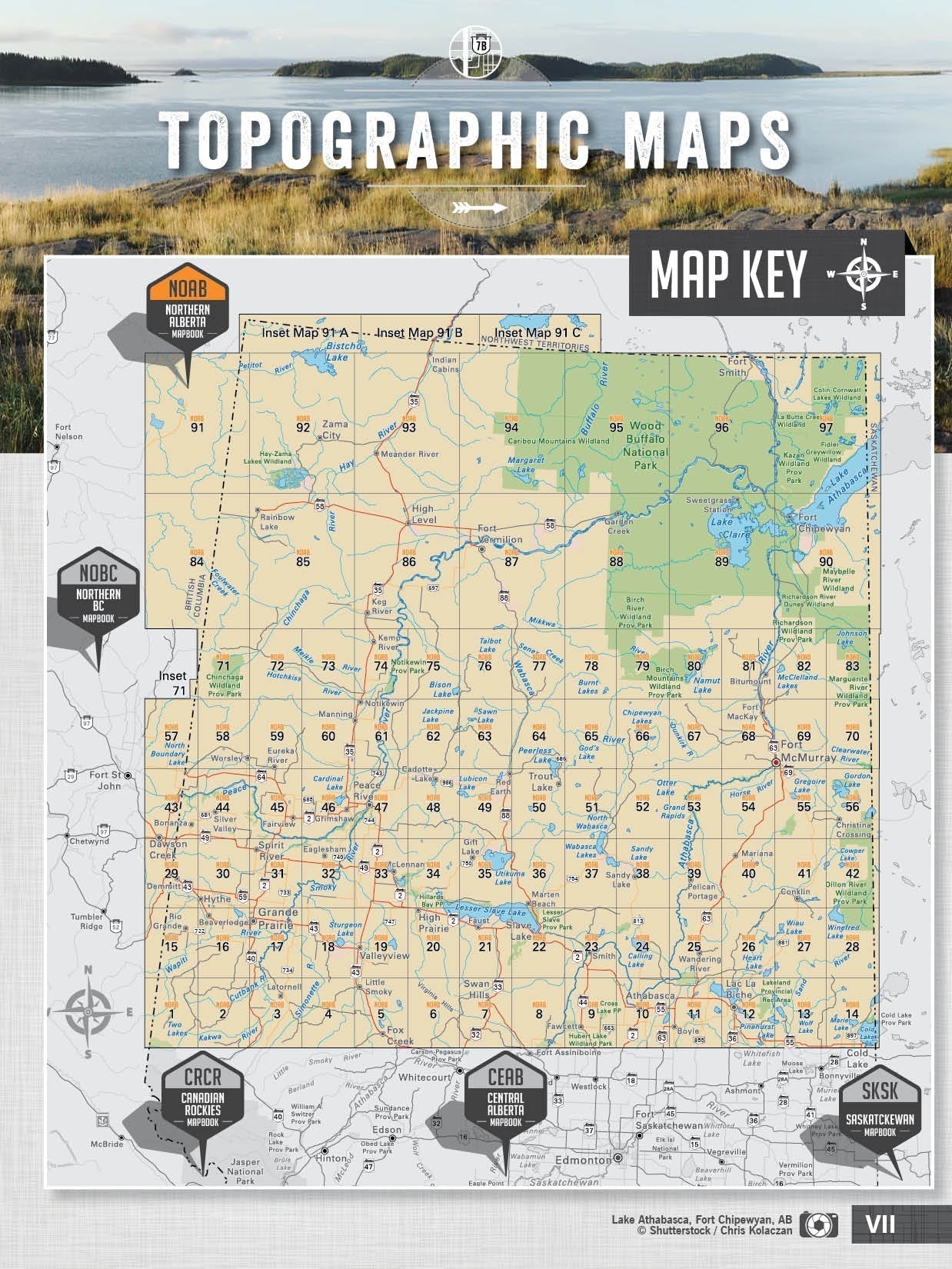 Northern Alberta Backroad Mapbook