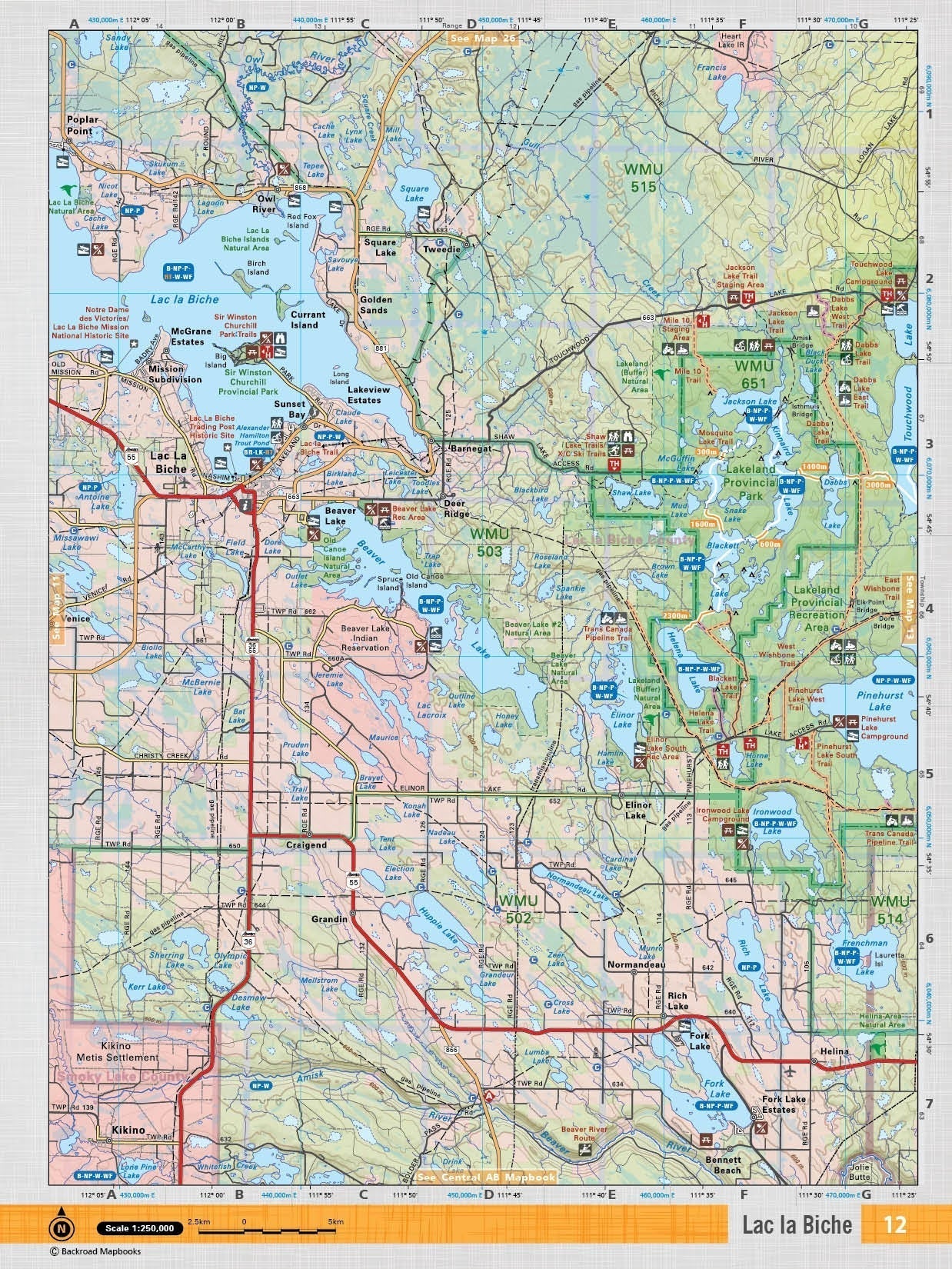 Northern Alberta Backroad Mapbook