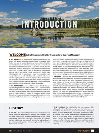 Northwestern Ontario Backroad Mapbook