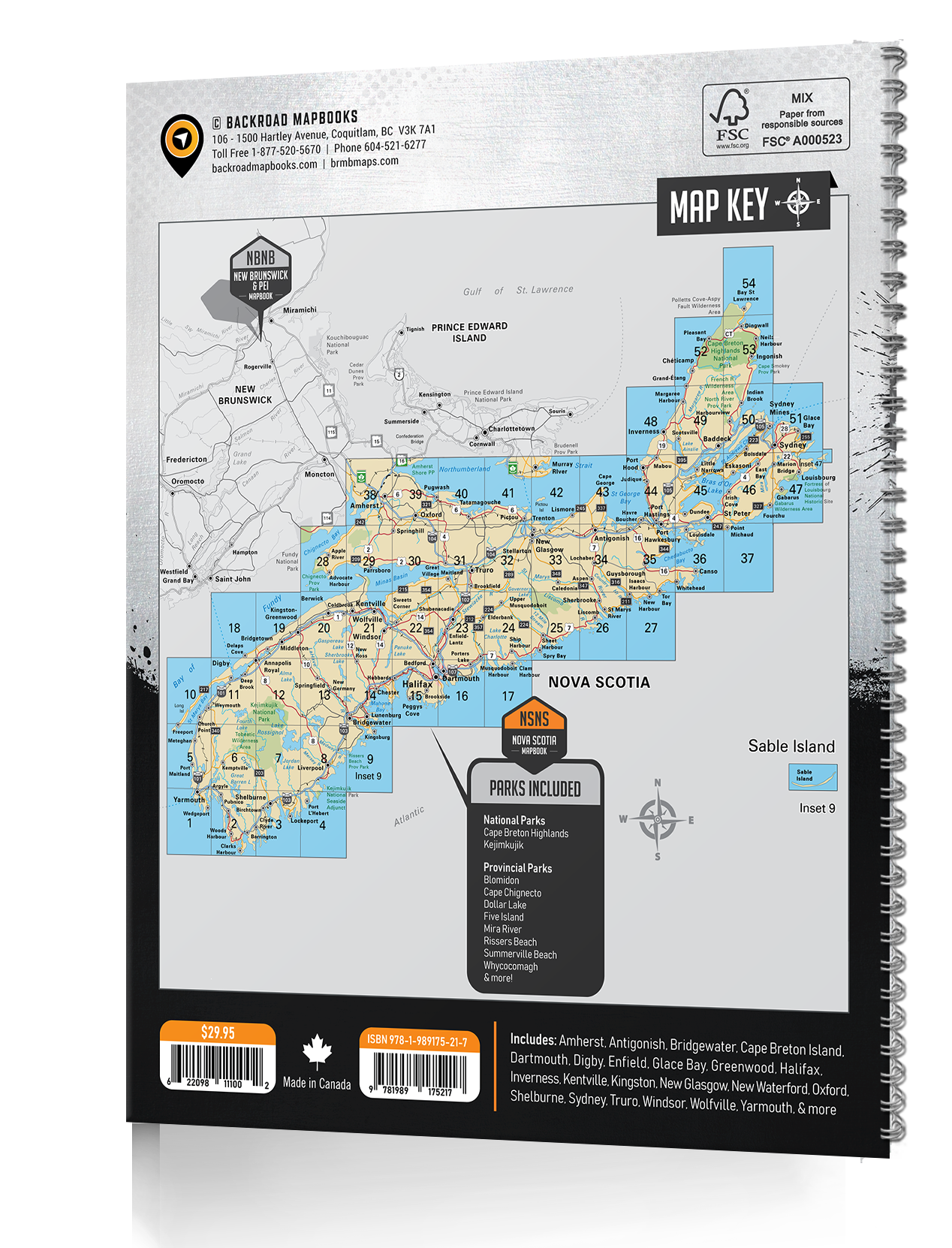 Nova Scotia Backroad Mapbook