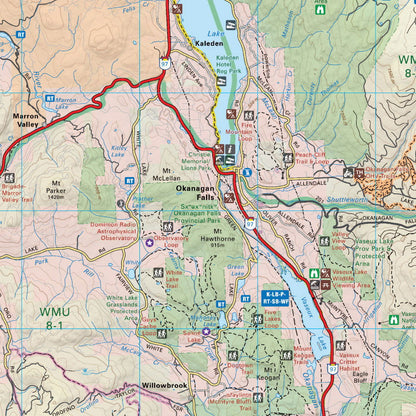 Okanagan Falls BC - Destination Map