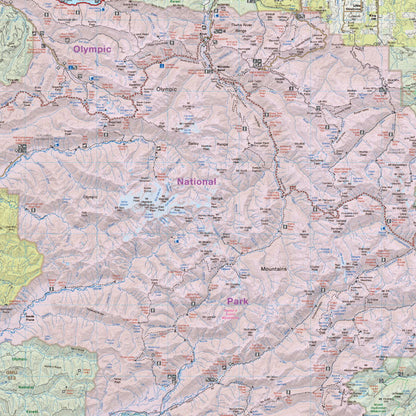 Olympic National Park & Forest, Washington State - Destination Map