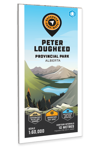 Peter Lougheed Provincial Park Alberta - Park Map