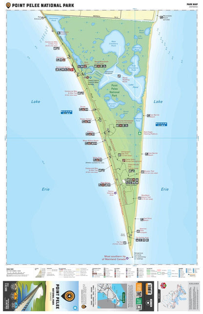 Point Pelee National Park Ontario - Park Map