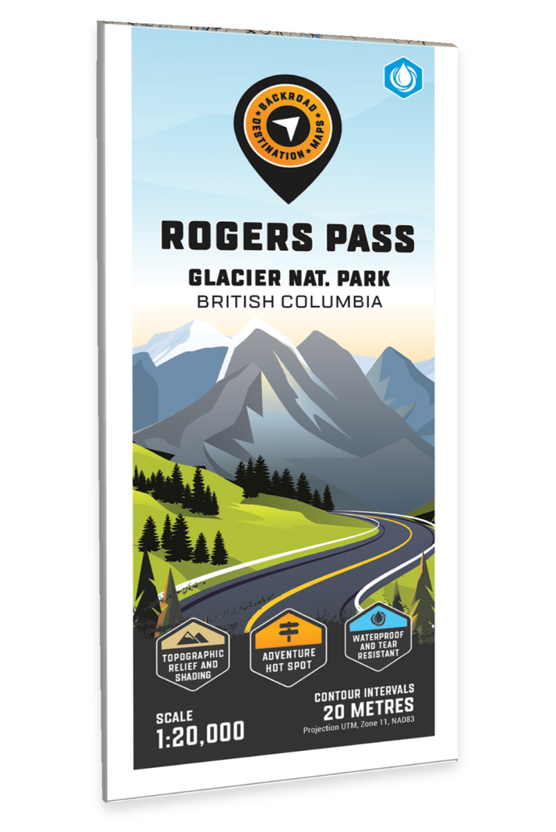 Rogers Pass (Glacier National Park, BC) - Destination Map