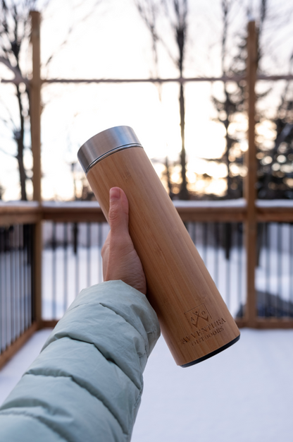 Tea Infuser Bamboo Bottle