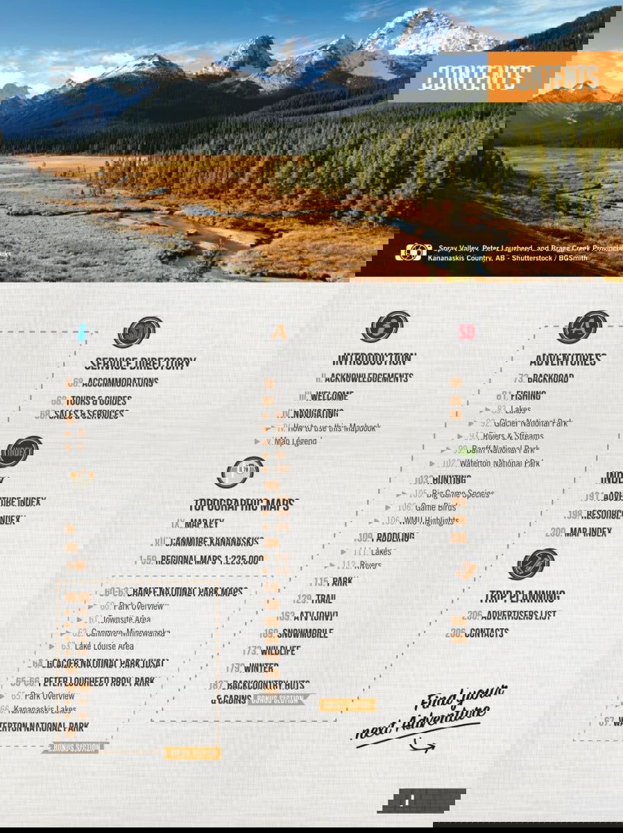 Southern Alberta Backroad Mapbook