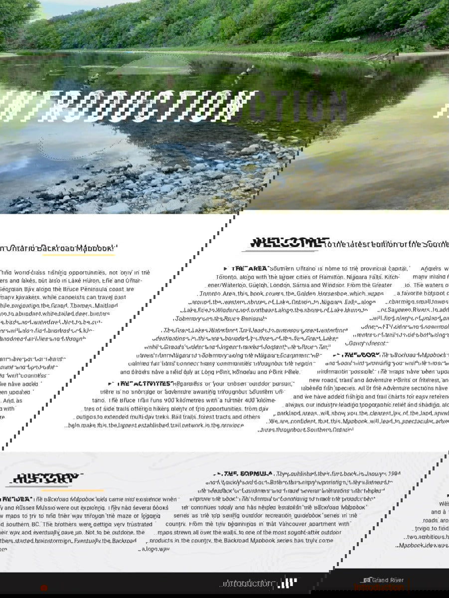 Southern Ontario Backroad Mapbook