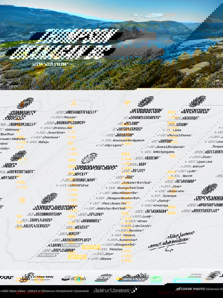 Thompson Okanagan BC Backroad Mapbook