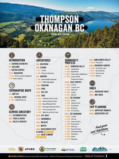 Thompson Okanagan BC Backroad Mapbook