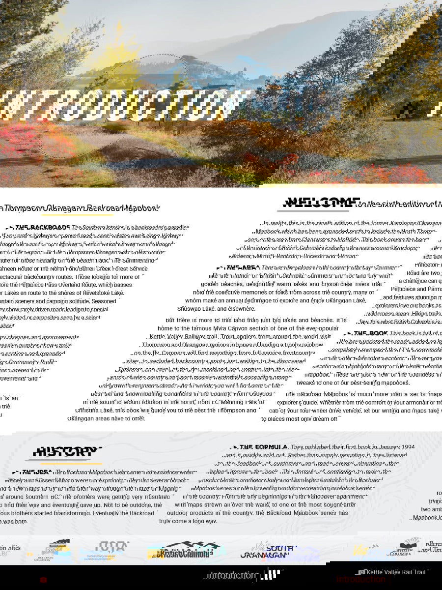 Thompson Okanagan BC Backroad Mapbook