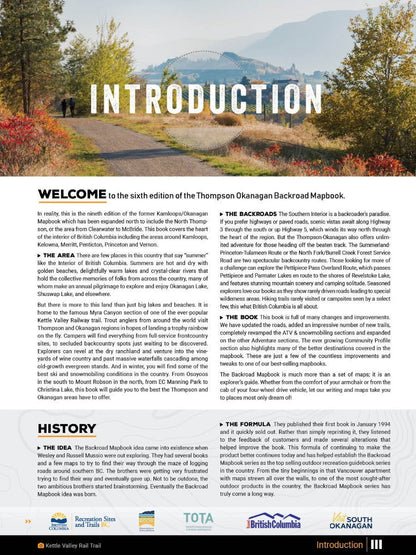Thompson Okanagan BC Backroad Mapbook