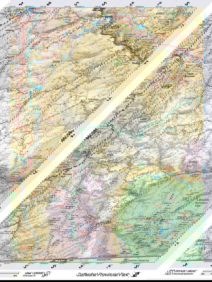 Thompson Okanagan BC Backroad Mapbook