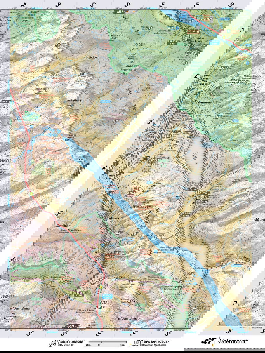 Thompson Okanagan BC Backroad Mapbook