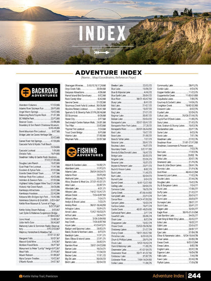 Thompson Okanagan BC Backroad Mapbook