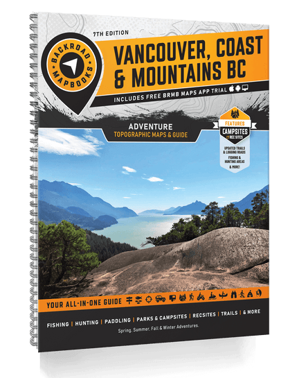 Vancouver, Coast & Mountains BC Backroad Mapbook