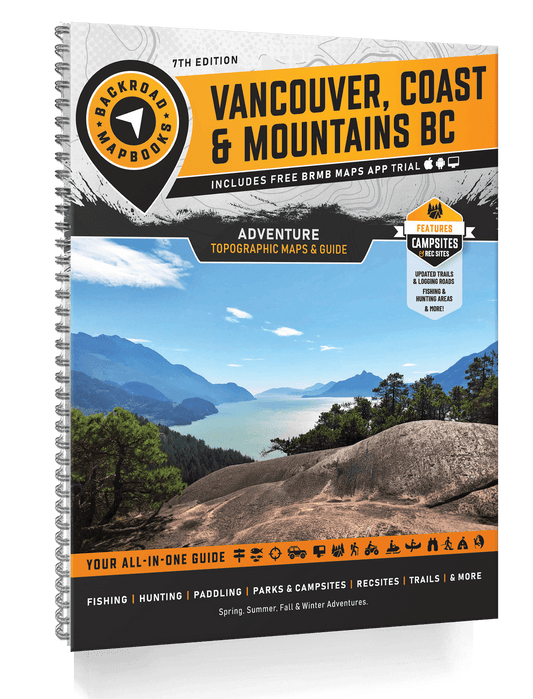 Vancouver, Coast & Mountains BC Backroad Mapbook
