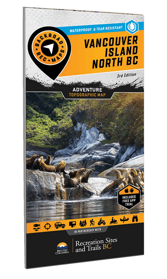 Vancouver Island North BC - Recreation Map