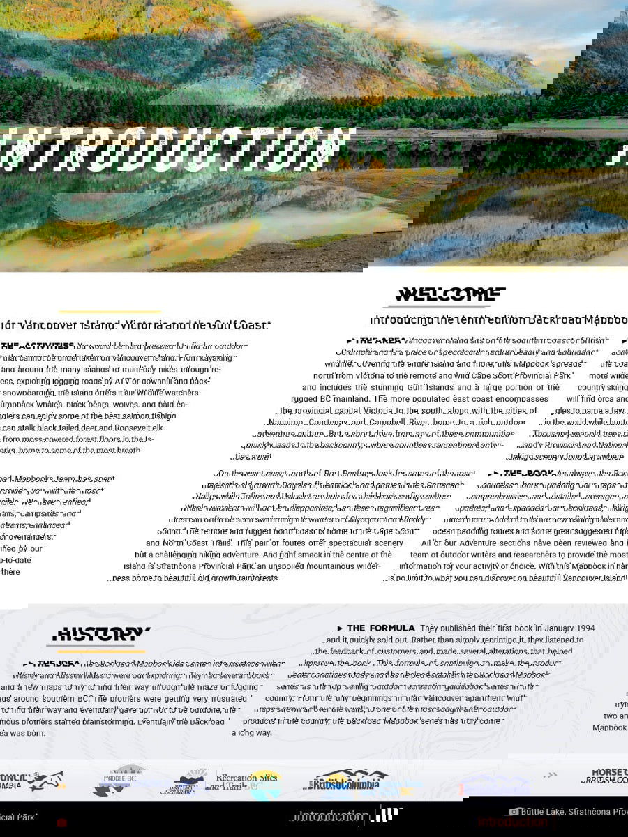 Vancouver Island BC Backroad Mapbook