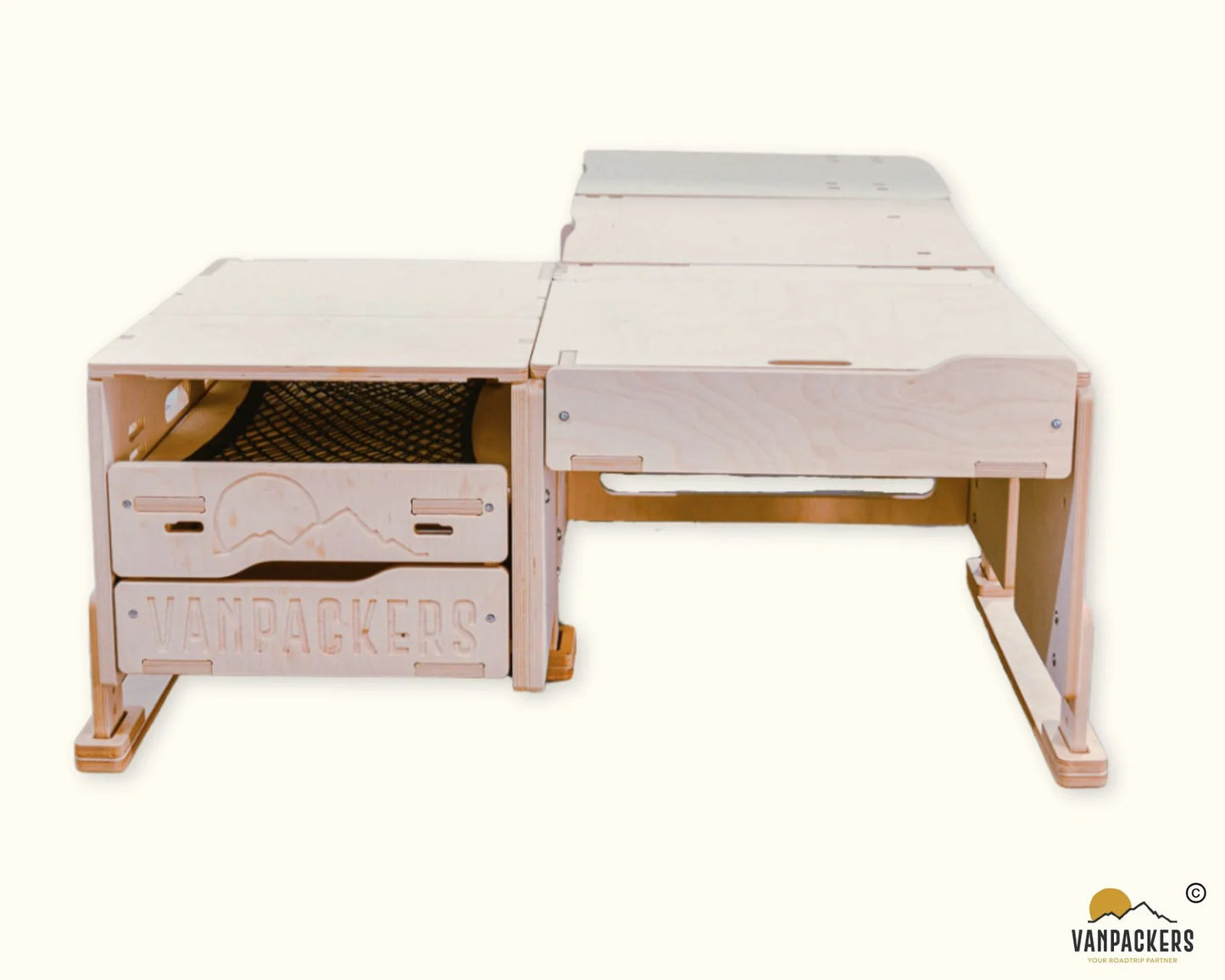 Car Camping Kit Structure | Vanpackers®