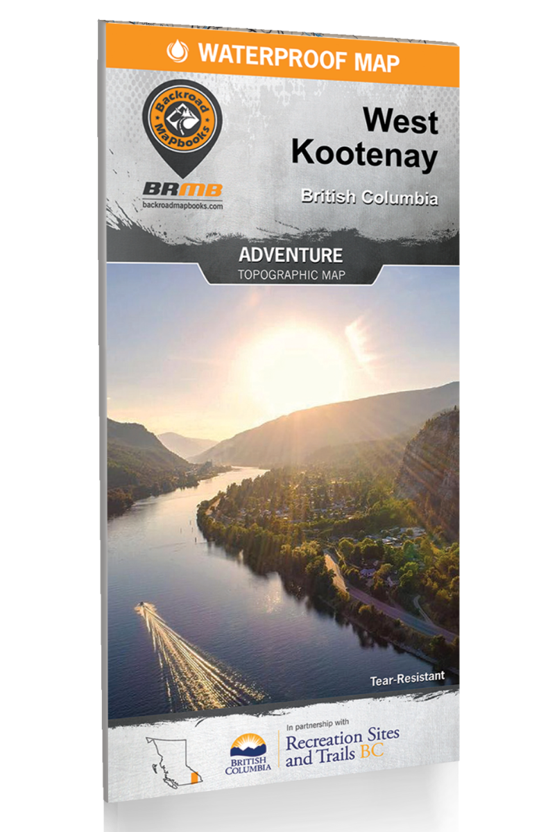 West Kootenay BC - Recreation Map