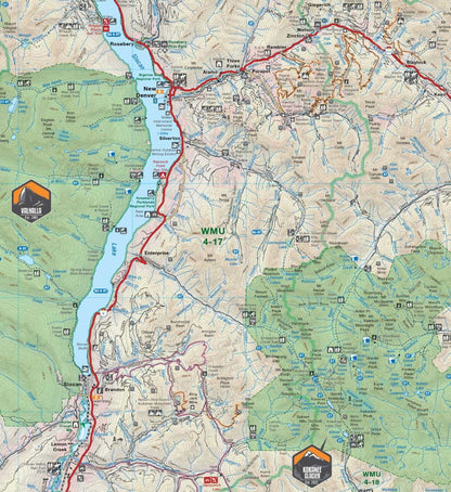 West Kootenay BC - Recreation Map