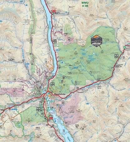 West Kootenay BC - Recreation Map