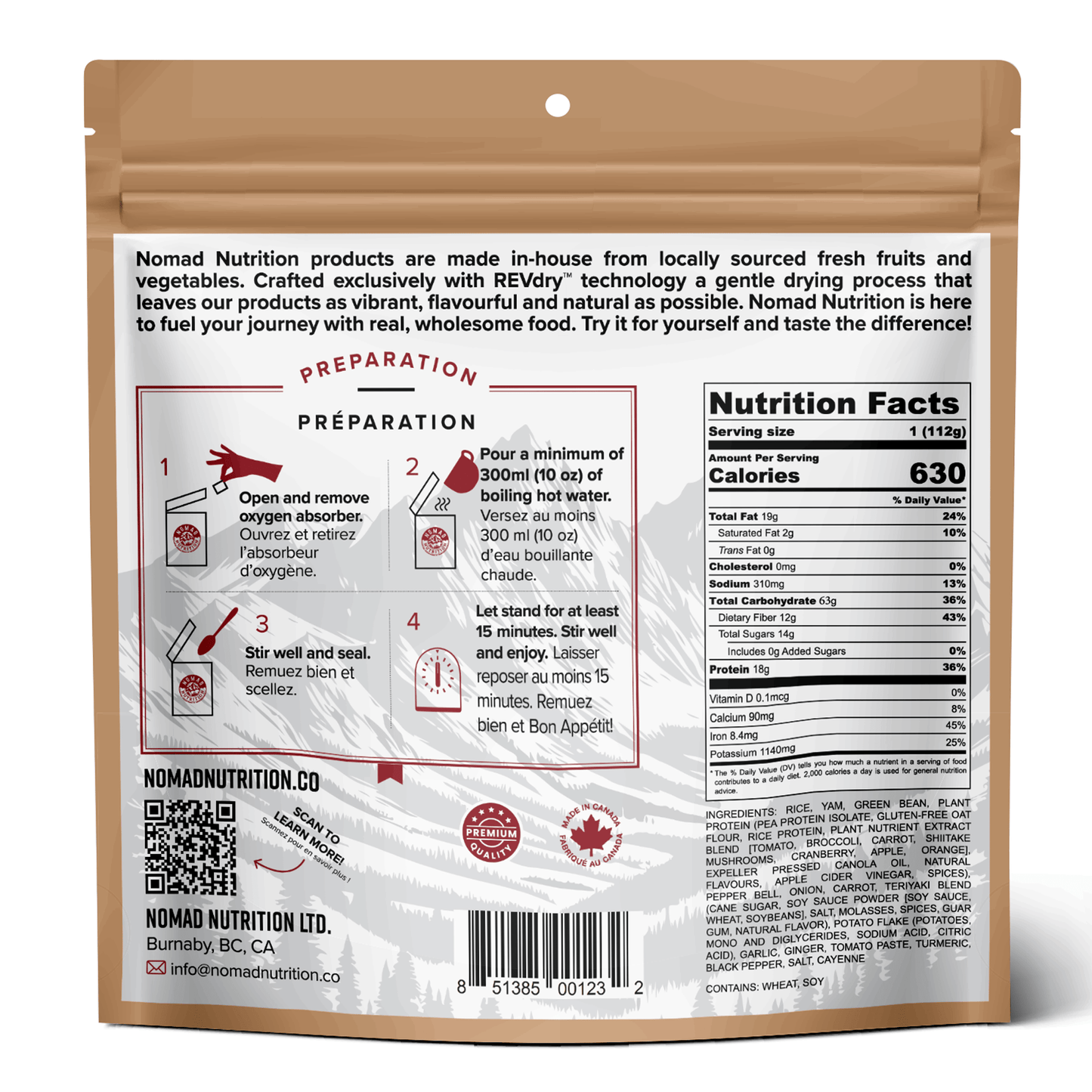 Chick'n Teriyaki Bowl