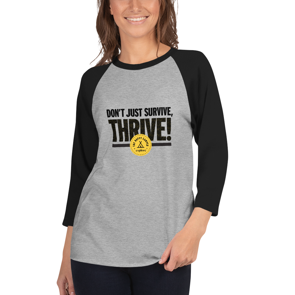 Thrive 3/4 Sleeve Raglan Shirt