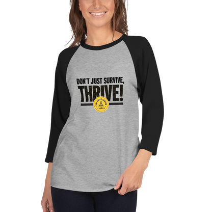 Thrive 3/4 Sleeve Raglan Shirt