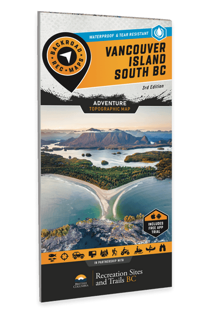 Vancouver Island South BC - Recreation Map