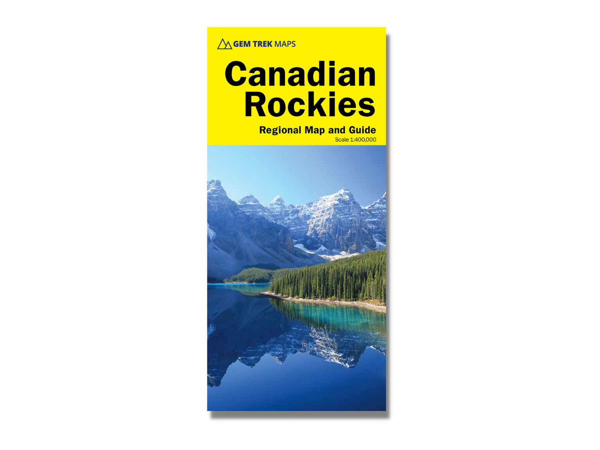 Canadian Rockies Regional Map & Guide – Explore's Gear Shop