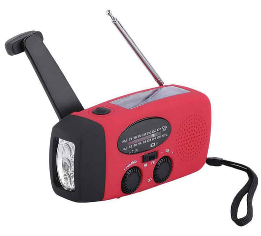 Emergency Hand-Crank Backup Charger w/ Radio